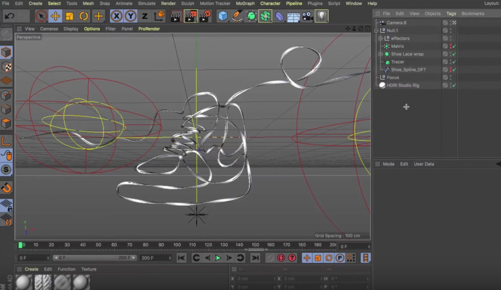 Working with splines in Cinema 4D 3DArt