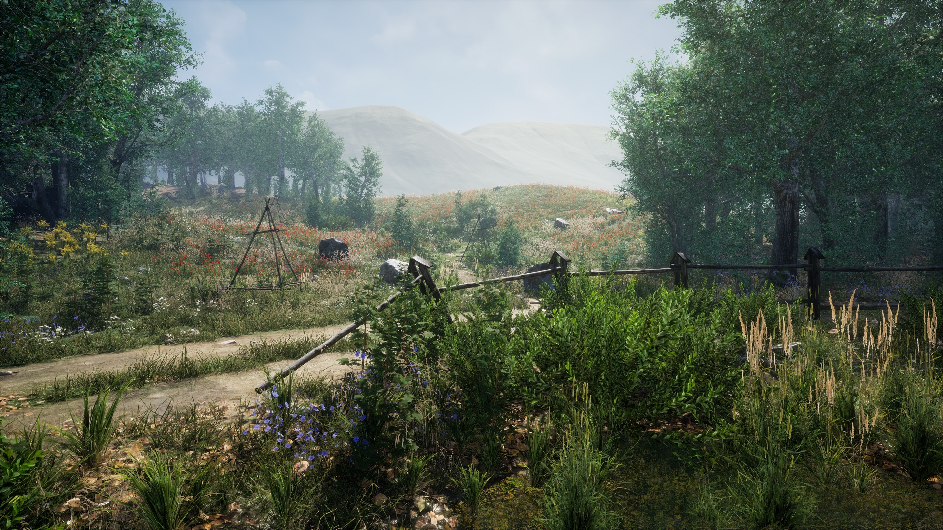 Set environment. Dynamic nature. Meadow Rp. Unity marketplace. Environment ue4.