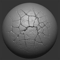 Free Zbrush & Photoshop Crack Brushes - 3DArt