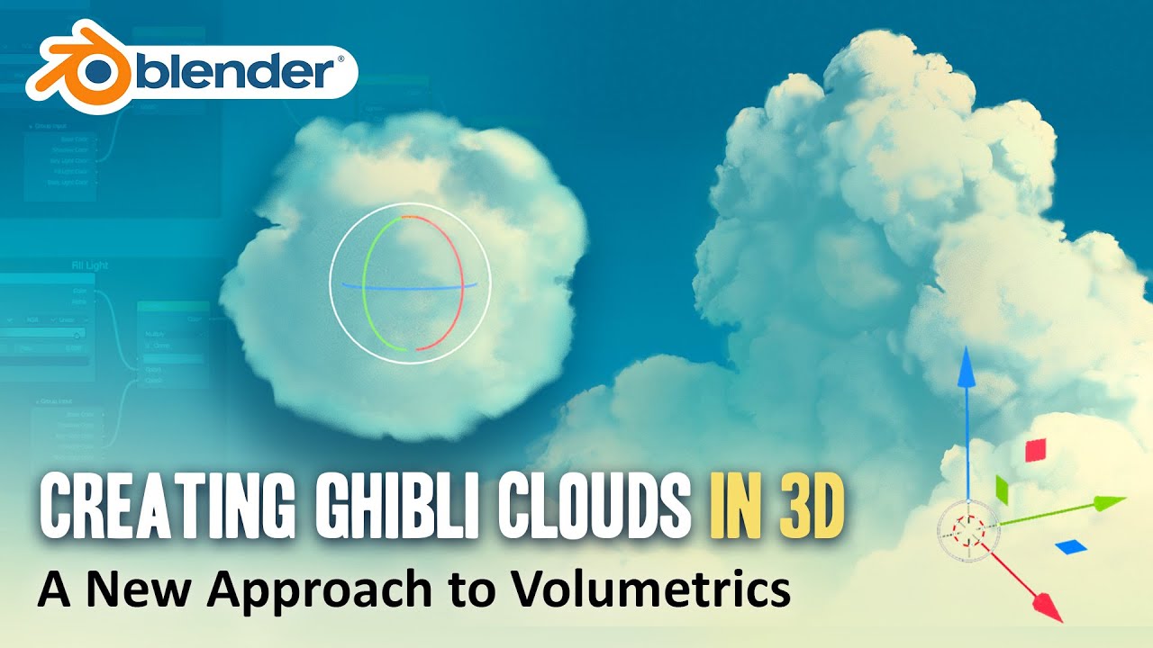 How To Create Ghibli Clouds In 3D In Blender? - 3DArt