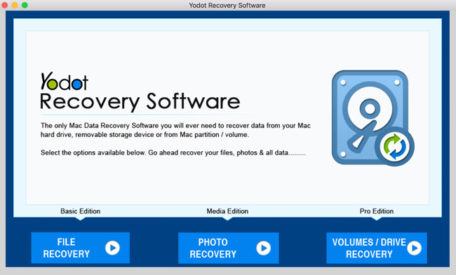 yodot hard drive recovery software